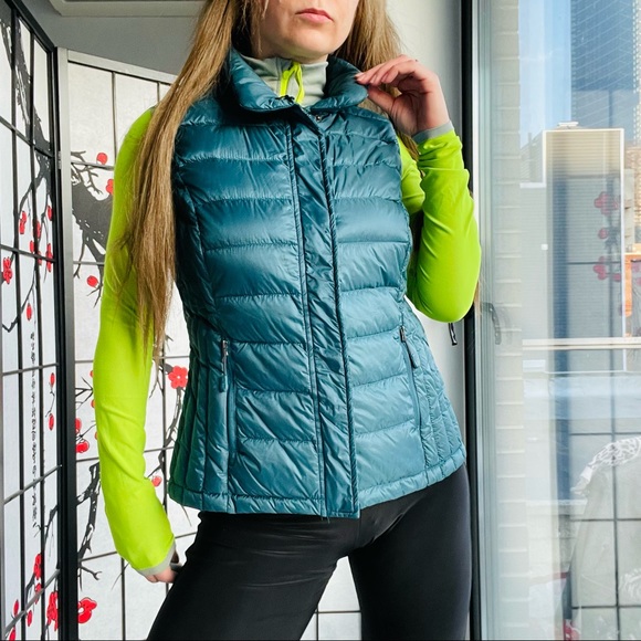 NEW 32 Degrees Down Quilted Nylon Satin Weatherproof Women's Packable Vest - Picture 13 of 15